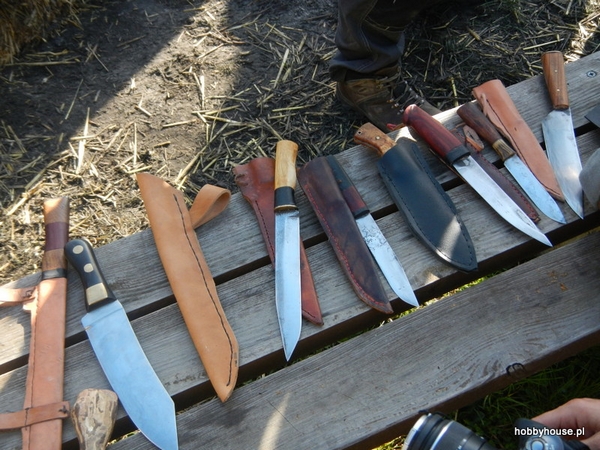 Noże z warsztatu Piotra Chmielarza