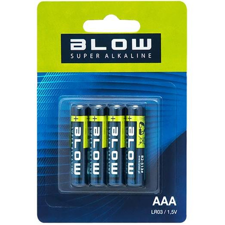Baterie Blow Super Alkaline AAA LR3 4szt. 82-513