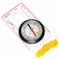 Kompas płytkowy z linijką lupą KZ412
