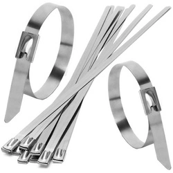 Paski trytytki stalowe do szybkiego montażu 200mm 10szt. ET3474