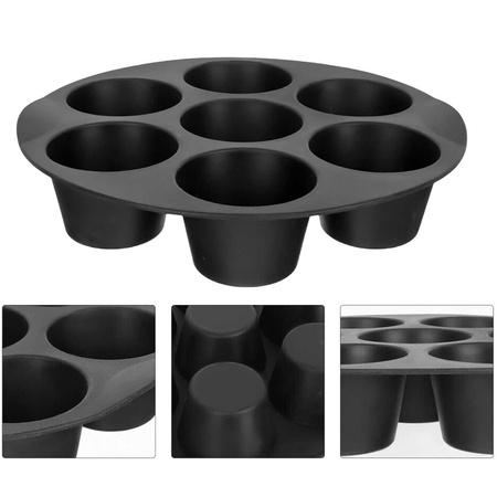 Wkład silikonowy do frytkownicy forma na muffinki okrągły 20cm ET6169