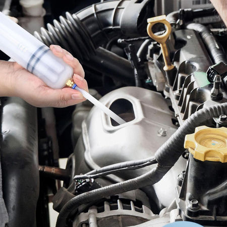 Odsysarka do oleju strzykawka warsztatowa 200ml AT0028