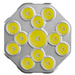 Latarka szperacz 13LED + 3COB HT7951