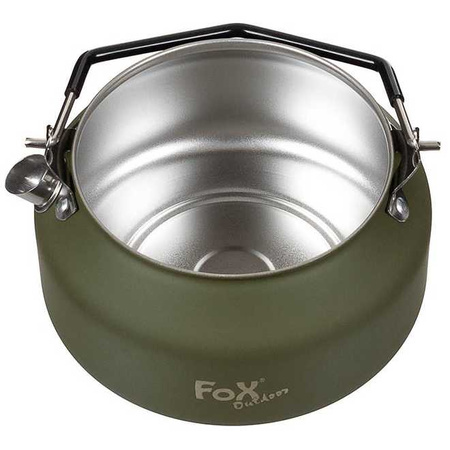 Czajnik turystyczny stalowy olive 1l Fox Outdoor 33307B