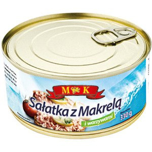 Sałatka z makrelą z warzywami MK 330g 01.2027