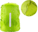 Pokrowiec odblaskowy zielony przeciwdeszczowy na plecak SM6982