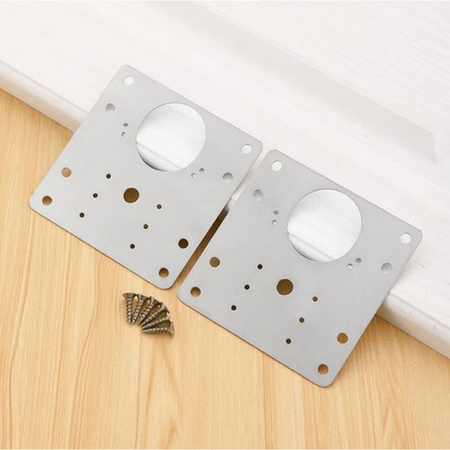 Płytki blaszki do naprawy zawiasów meblowych 4szt. IT1674