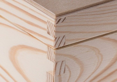 Pudełko drewniane 12x12x5cm BU5420
