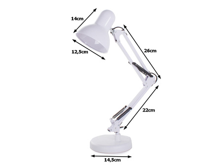 Lampka biurkowa biała E27 AT3032