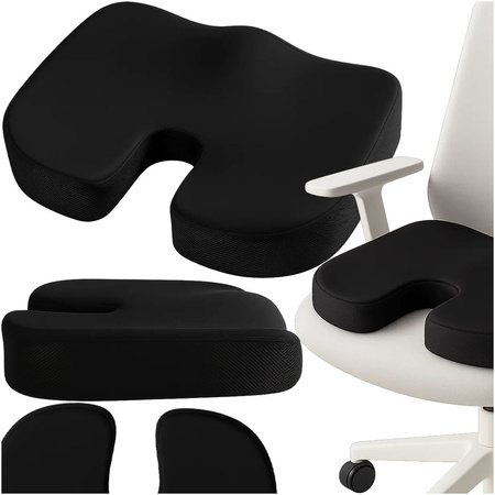 Poduszka na fotel krzesło czarna BlackSit ST4013