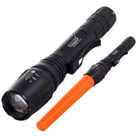 Latarka z czerwoną nakładką Bailong BL-8668-L3-U3