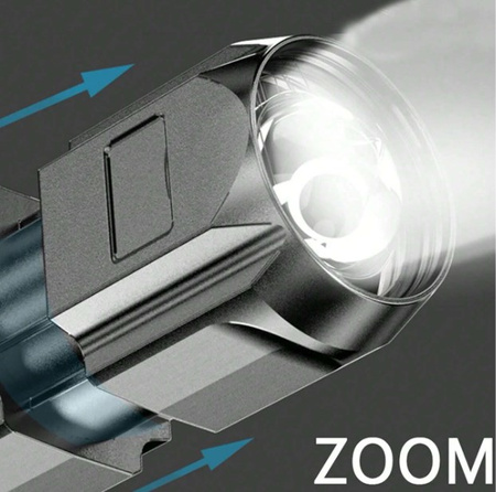 Latarka taktyczna USB-C zoom PT2904