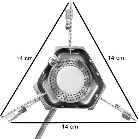 Kuchenka turystyczna gazowa 2-systemowa Pyron Duo BS8114