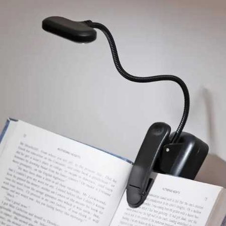 Lampka biurkowa z klipsem do książki USB LY-15