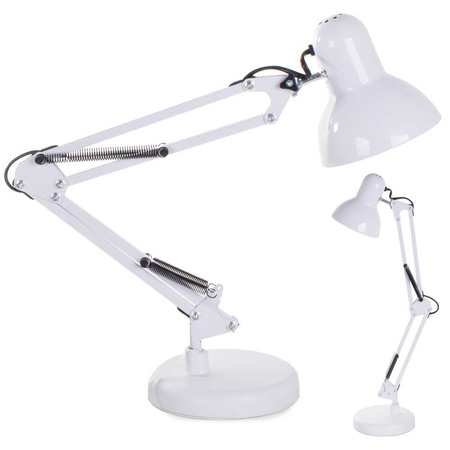 Lampka biurkowa biała E27 AT3032