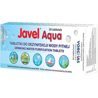 Tabletki do odkażania wody pitnej Javel Aqua 20szt. 03.2027