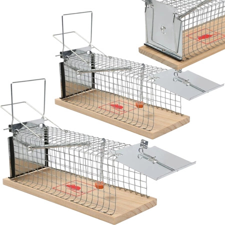 Pułapka na szczury humanitarna żywołapka metalowa RC8088