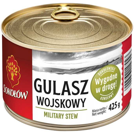 Gulasz wojskowy Sokołów 425g 01.2026