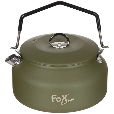 Czajnik turystyczny stalowy olive 1l Fox Outdoor 33307B