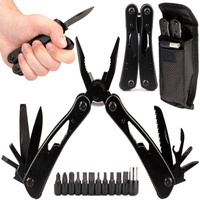 Multitool z bitami czarny IM1552