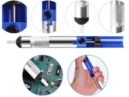 Lutownica z regulacją temperatury zestaw lutowniczy 60W VG6928