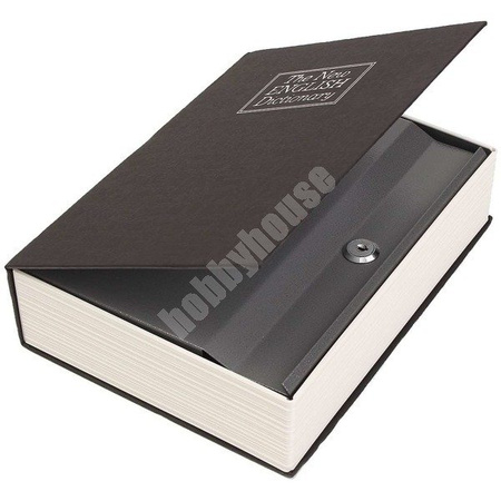 Sejf kasetka książka czarna duża IT6702