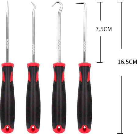 Haki do uszczelek oringów skrobaki 4szt. SD6592