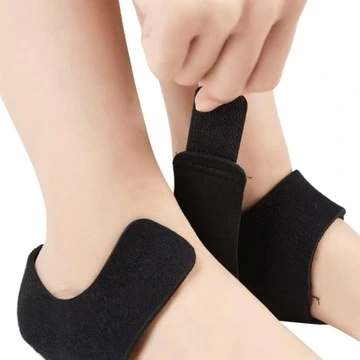 Opaski na piętę podpiętki neoprenowe czarne SD6178