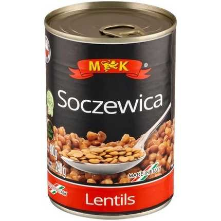 Soczewica w puszce MK 400g 09.2025
