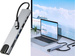 Hub adapter USB-C HDMI 4K Rj45 czytnik SD VG4140