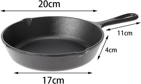 Patelnia żeliwna 20cm PT3637
