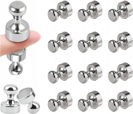 Magnesy neodymowe pionki na lodówkę 10szt. ET7939