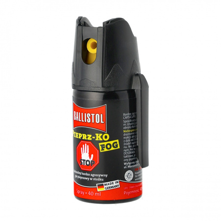 Gaz pieprzowy KO Stożek 40ml 07.2029