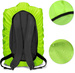 Pokrowiec odblaskowy zielony przeciwdeszczowy na plecak SM6982