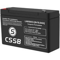 Akumulator bezobsługowy VRLA 6V 15Ah CSSB LX6150CS