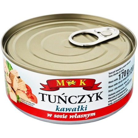 Tuńczyk kawałki w sosie własnym MK 170g 03.2029