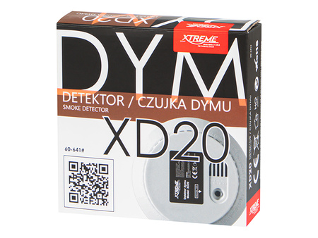 Czujnik dymu 9V/230V Xtreme XD20