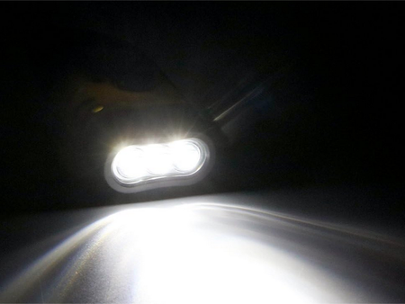 Latarka z korbką solarna karabińczyk zielona VG6283