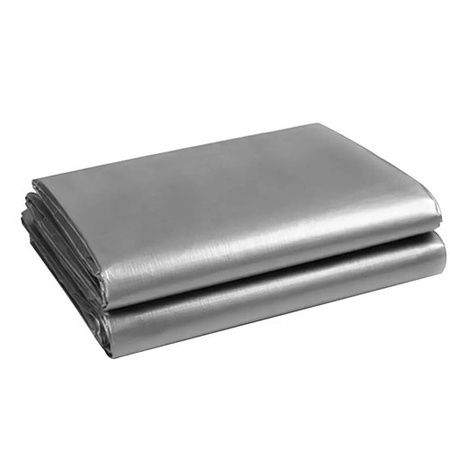 Plandeka 4x5m srebrna gruba IT7899