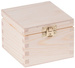 Pudełko drewniane z zamknięciem 10.5x10.5x8cm BU5403