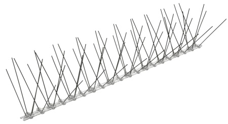 Kolce na ptaki ze stali nierdzewnej 50cm SD8092