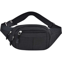 Saszetka nerka 4 kieszenie czarna VG7517