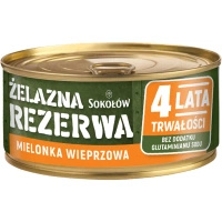 Mielonka wieprzowa Żelazna Rezerwa Sokołów 300g 07.2029