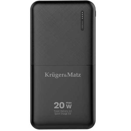 Powerbank 10000mAh USB-C Quick Charge 3.0 Kruger&Matz KM0904