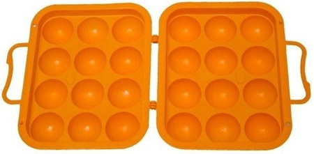 Pojemnik na jajka 12szt. pomarańczowy WL4796