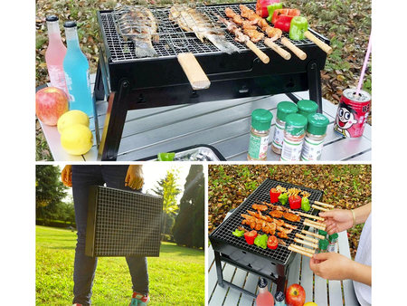 Grill turystyczny mini walizka stołowy DS-30