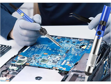 Lutownica z regulacją temperatury zestaw lutowniczy 60W VG6928