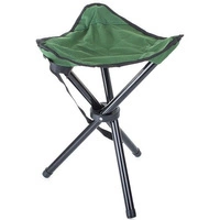 Krzesełko wędkarskie 3 nogi zielone VG5355