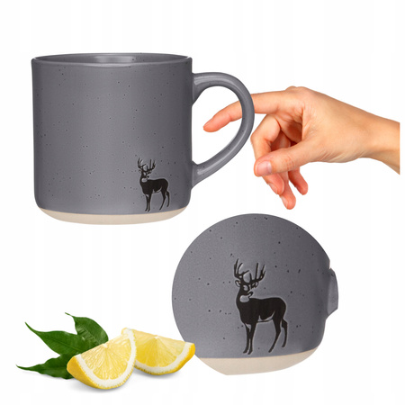 Kubek ceramiczny Jeleń 360ml DJ4039