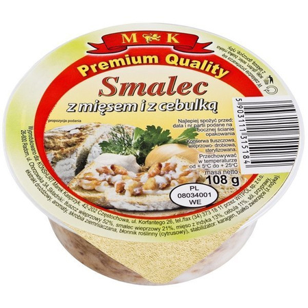 Smalec z mięsem i cebulką MK 108g 11.12.2025